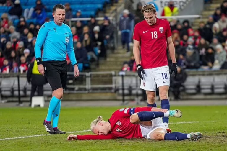 Erling Haaland សន្យាថាគាត់នឹង ‘ព្យាយាមត្រលប់មកវិញ ASAP’ មុនពេល Manchester City ប៉ះ Liverpool ចុងសប្តាហ៍ក្រោយ…