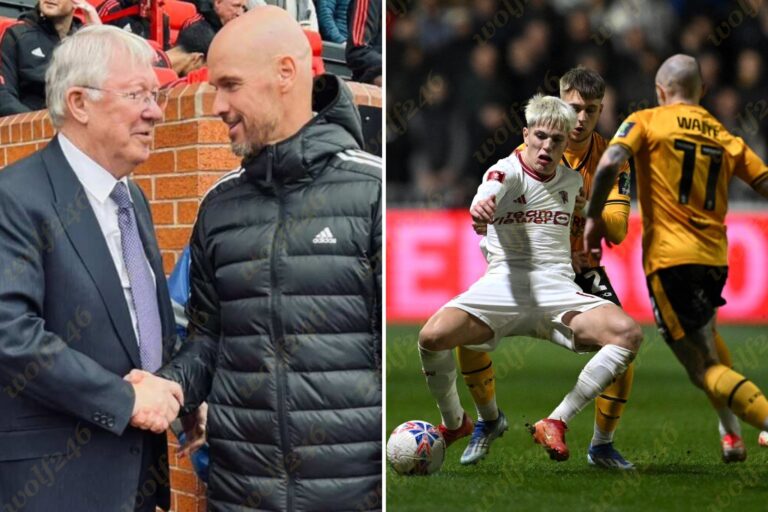 លោក Erik Ten Hag បានជូនកាដូមួយនេះដល់គ្រូបង្វឹកក្រុម Newport តាមបណ្ដាំលោក Sir Alex!