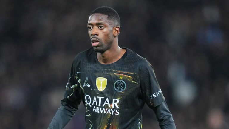 Ousmane Dembele ខ្សែប្រយុទ្ធរបស់ PSG ត្រូវបានលិចឮពាក្យចចាមអារ៉ាមថានឹងផ្ទេរទៅក្លឹបអង់គ្លេស Man City